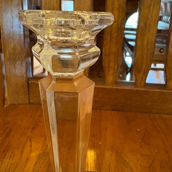 Mikasa Cambridge Clear Crystal Candlestick Pair — New Without Box - Picture 9 of 15